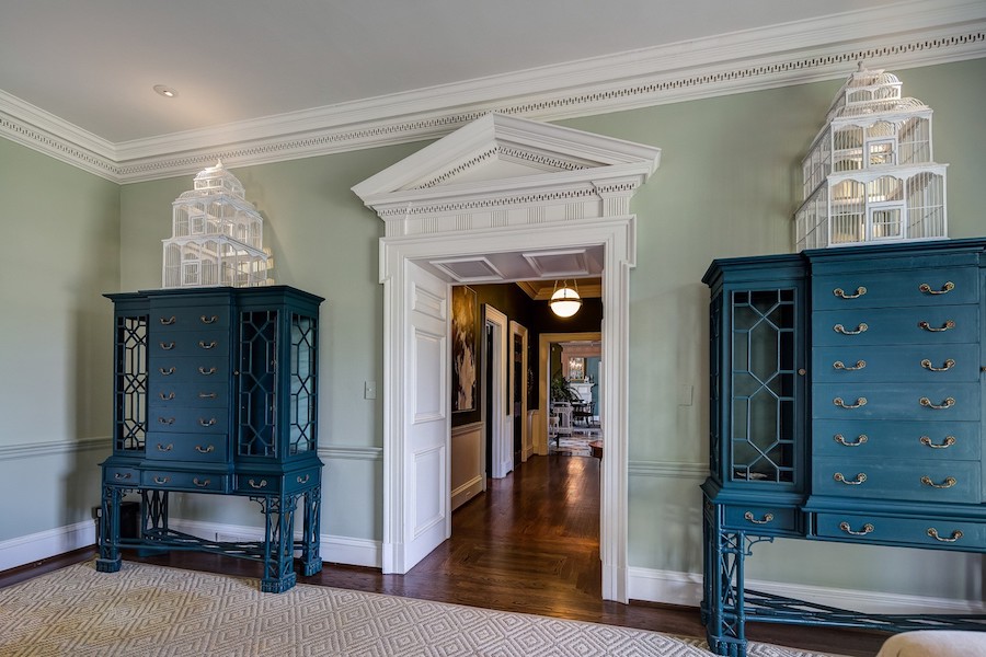 virginia tidewater detailed millwork and hallway restoration