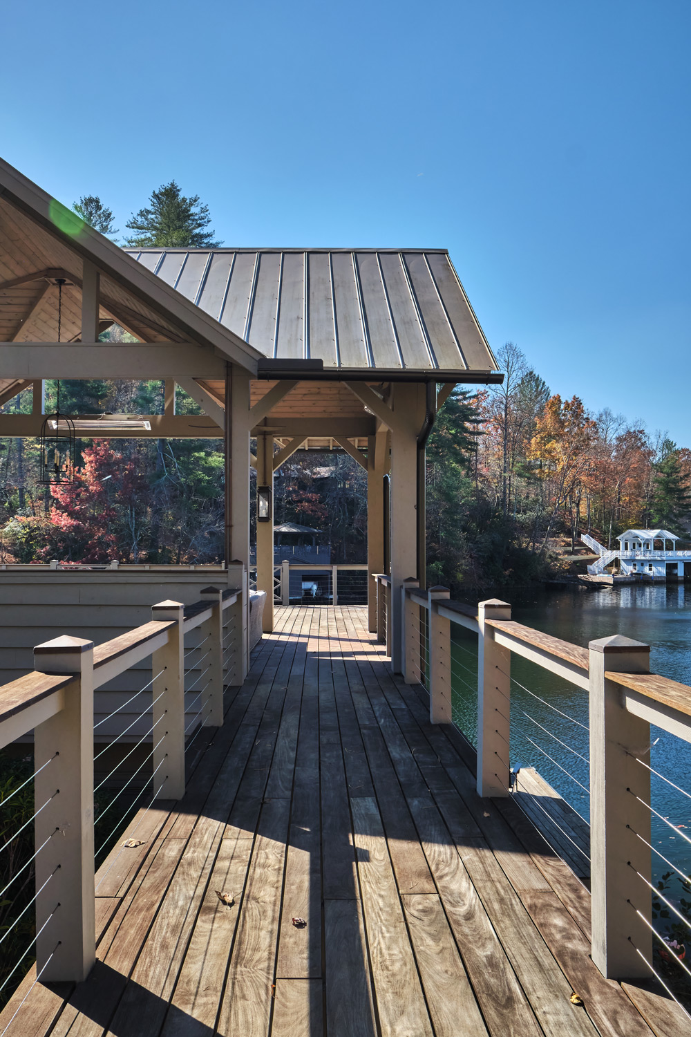 lake burton boathouse upper deck entrance